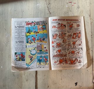 Almanaque 1973 El Guerrero del Antifaz con poster