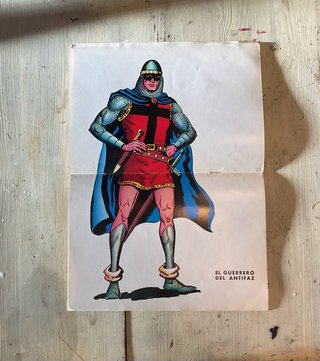 Almanaque 1973 El Guerrero del Antifaz con poster