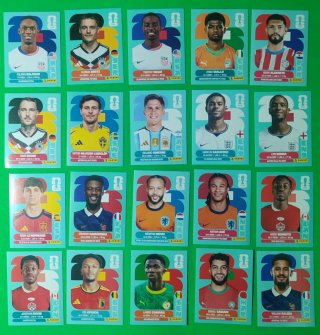 Cromos Panini Mundial 2026 - Especial Cracks
