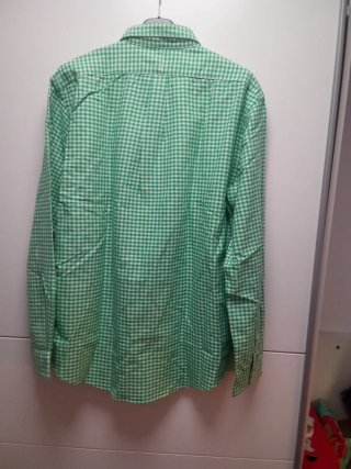 Camisa Polo Ralph Lauren cuadros verde Talla L