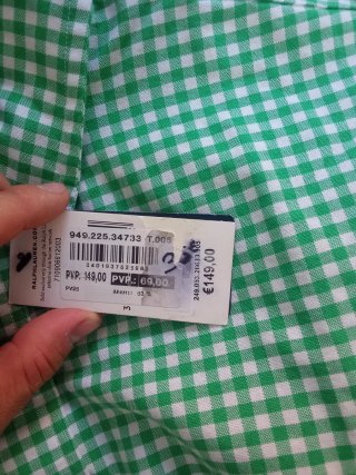 Camisa Polo Ralph Lauren cuadros verde Talla L