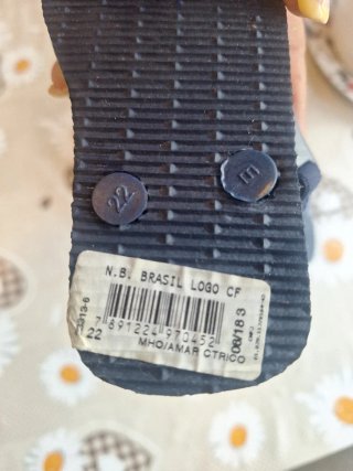 Ciabatte Havaianas bambino blu/grigio TAGLIA 22 ORIGINALE