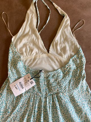 Vestido largo Pull&Bear espalda elástica Talla L