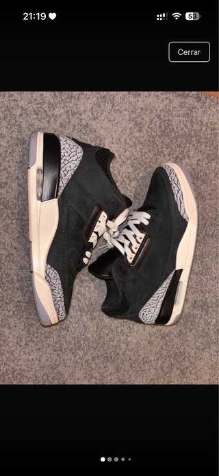 Zapatillas Basket Retro Nike Air Jordan 3 Off Noir