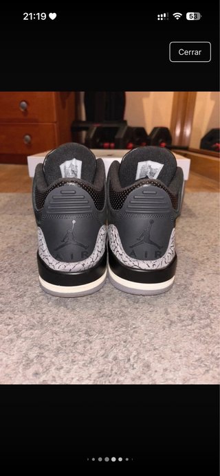 Zapatillas Basket Retro Nike Air Jordan 3 Off Noir