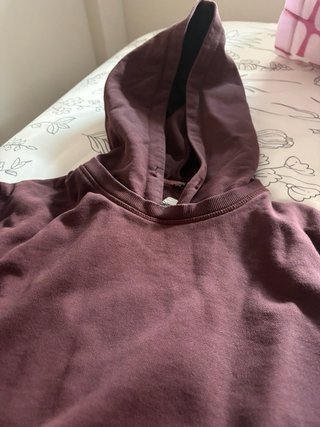 Sudadera Zara Hombre Talla L marron-violeta