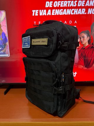 Mochila Táctica Militar Senderismo 40L Negra nueva
