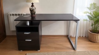 Escritorio moderno madera y metal