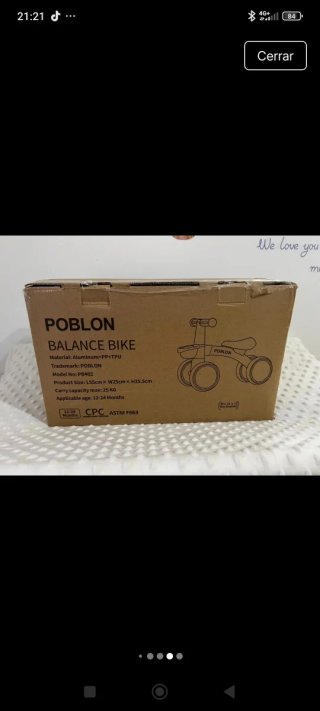 Bici de aprendizaje POBOLN