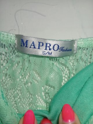Vestido de fiesta verde