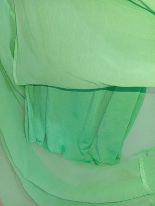 Vestido de fiesta verde