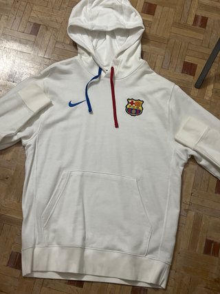 Sudadera FC Barcelona Nike 23/24 Blanca