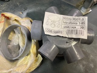 Bote Sifónico PVC T-85 Nuevo Modelo