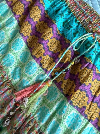 Falda larga Zara multicolor