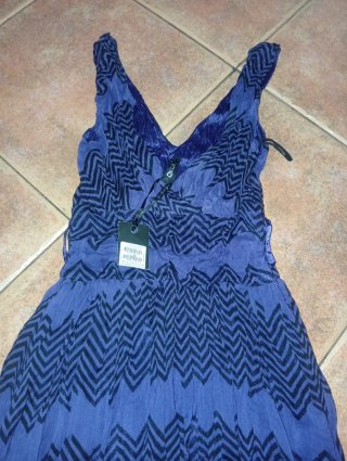 Vestido ONLY morado y negro talla XS