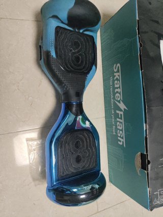Hoverboard Skate Flash Azul