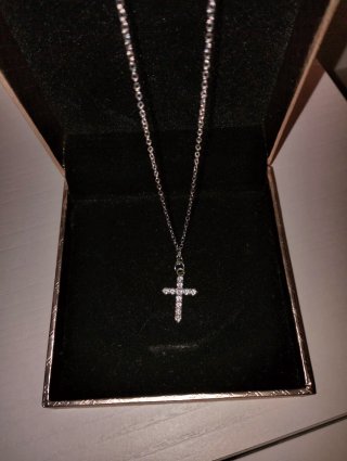 Collar Cruz Brillante