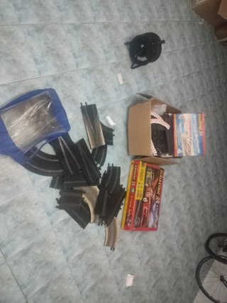 Lote pistas Scalextric Nieve y Chicane