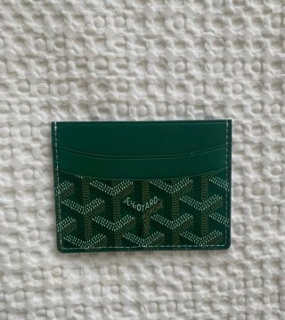 Porta-Cartões Goyard Verde | Novo sem etiquetas