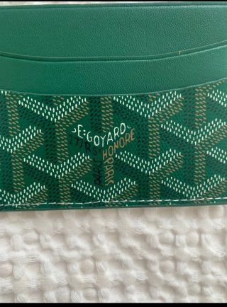 Porta-Cartões Goyard Verde | Novo sem etiquetas