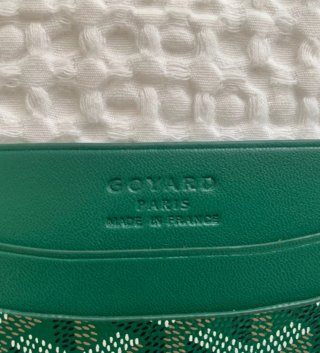 Porta-Cartões Goyard Verde | Novo sem etiquetas