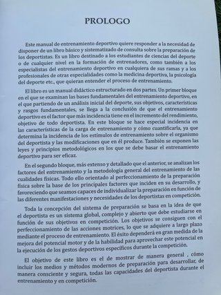 Manual de entrenamiento deportivo