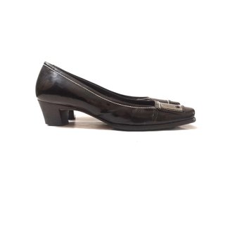 Balenciaga  Vintage Salones charol chocolate 37