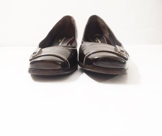Balenciaga  Vintage Salones charol chocolate 37