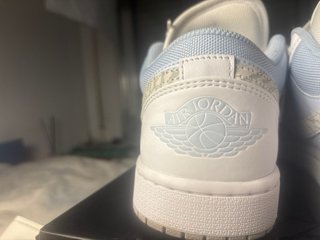 Air Jordan 1 Low Blanco y Azul