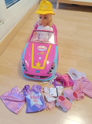 Muñeca Nancy con Coche Rosa