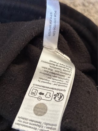 Pantalón Chándal Lacoste Negro Slim Fit