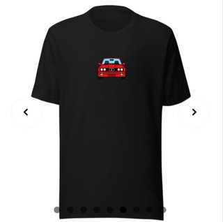 Camiseta hombre coche varios colores.