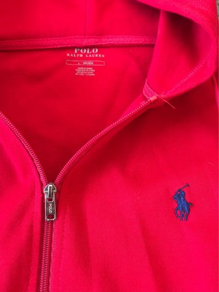 Sudadera Polo Ralph Lauren Roja con Capucha