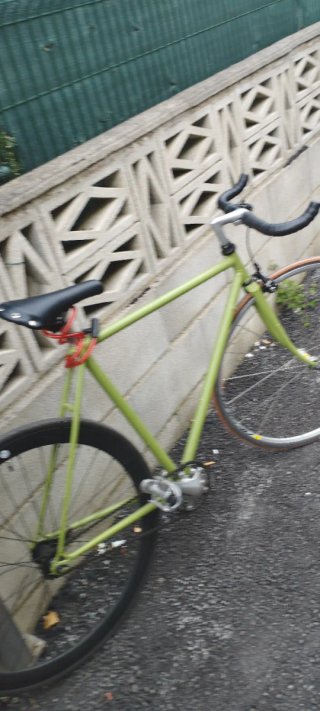 Bicicleta verde