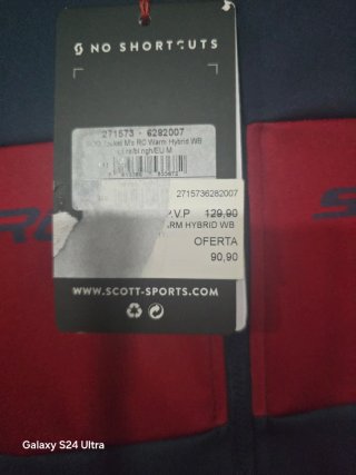 Chaqueta Scott RC Athletic Fit MTB