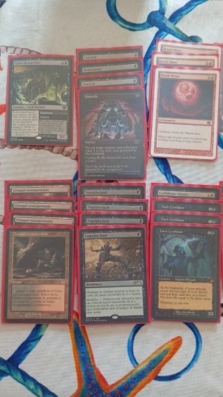 Mazo Rakdos Modern con Caja y Fundas contadores