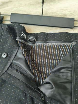 Pantalones Zara rectos doble enganche