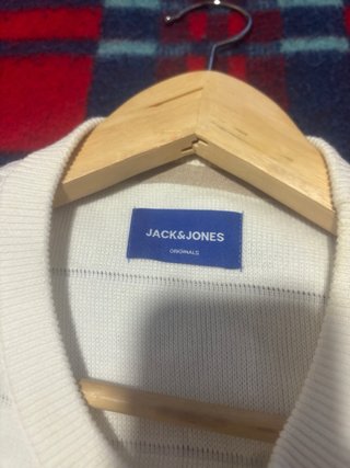 Jersey Jack&Jones Blanco Rayas