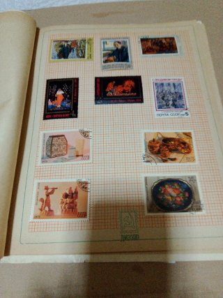 Vecchi francobolli Unione Sovietica CCCP