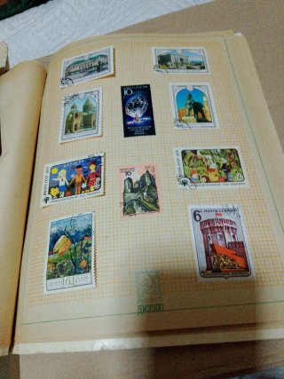 Vecchi francobolli Unione Sovietica CCCP