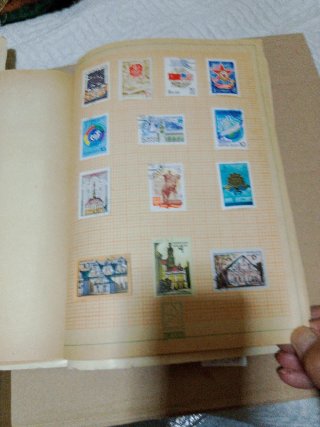 Vecchi francobolli Unione Sovietica CCCP