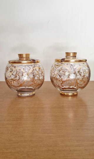 Ciotole da Punch vintage Oro 22k