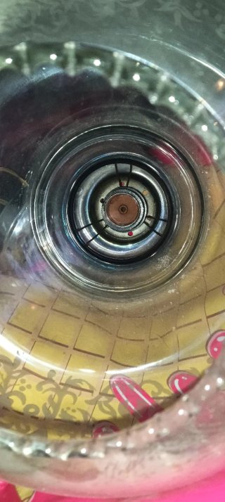 Lámpara colgante vintage cristal