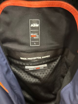 Chaqueta KTM Racing Team Azul y Naranja