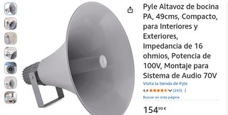 [NUEVO] Altavoz Pyle PA 49cm