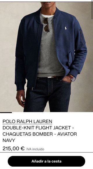 Chaqueta aviador Polo Ralph Lauren Azul Marino