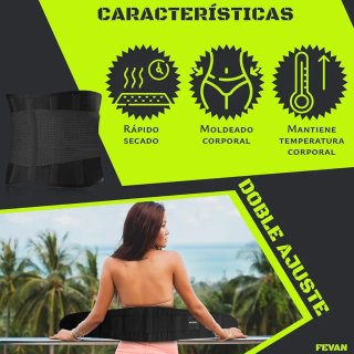 Faja Lumbar Ajustable Unisex yianna talla l