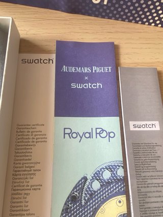 Reloj Swatch Royal Pop AP x Swatch