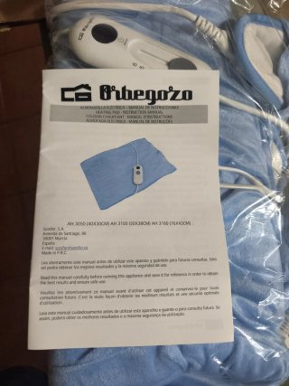 Almohadilla Eléctrica Orbegozo AH 3160 XXL
