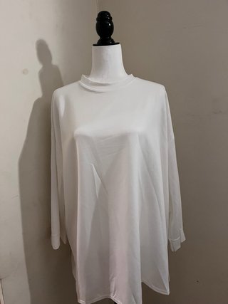 Camiseta rosa oversize talla única